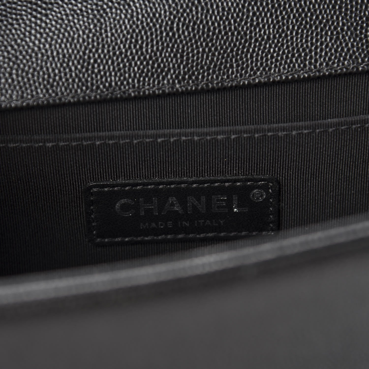 Chanel Caviar Quilted Medium Boy Flap Black 11 of 14
