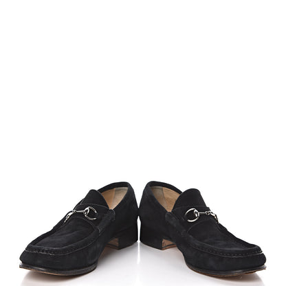 Gucci Suede Horsebit Womens Loafers 39.5 Black 5 of 19