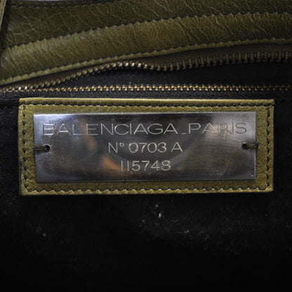 Balenciaga Chevre City Dolma Green RH 10 of 11