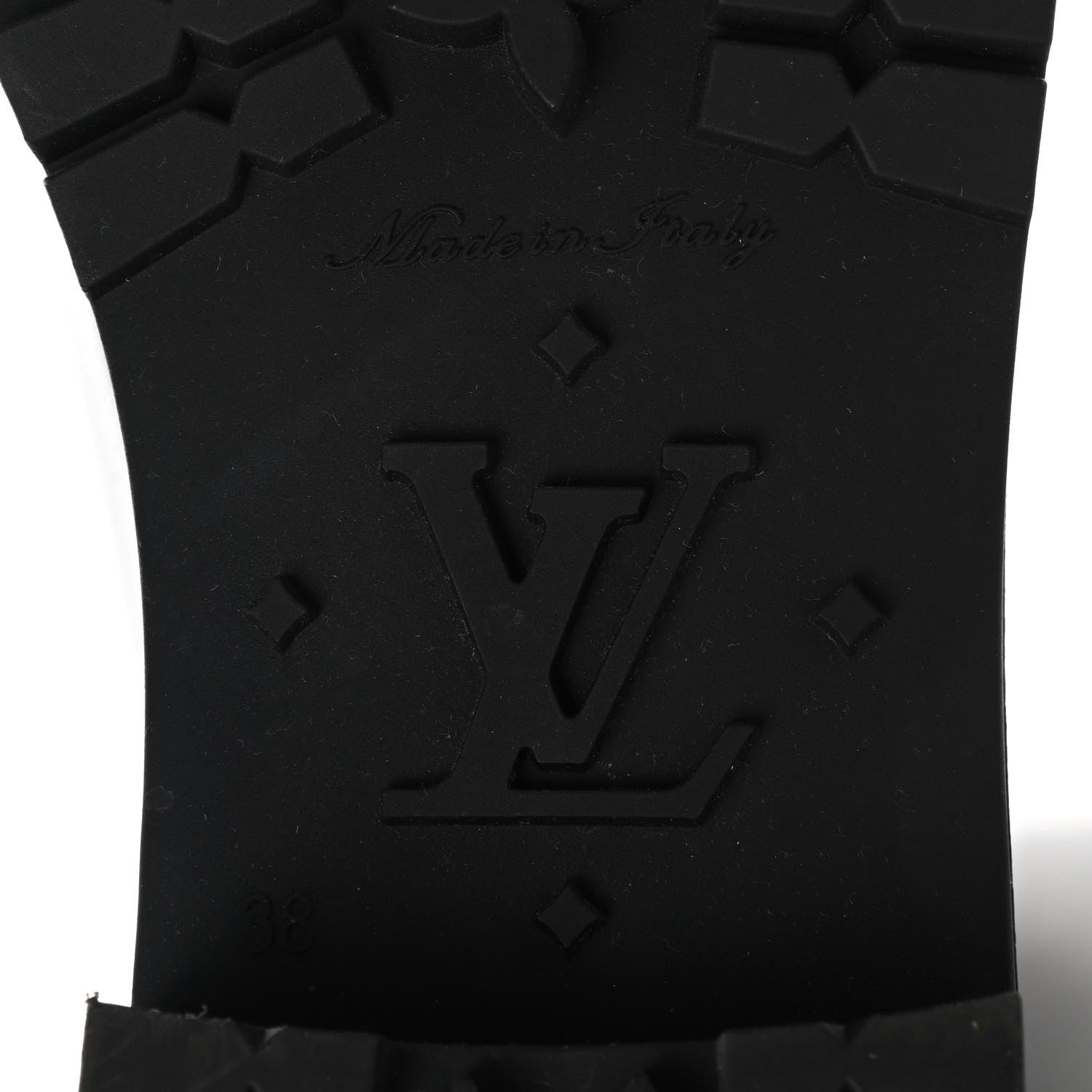 Louis Vuitton Rubber Embossed Monogram Splash Rain Boots 38 Black 6 of 6