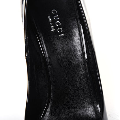 Gucci Patent Calfskin Pumps 38 Black 10 of 13