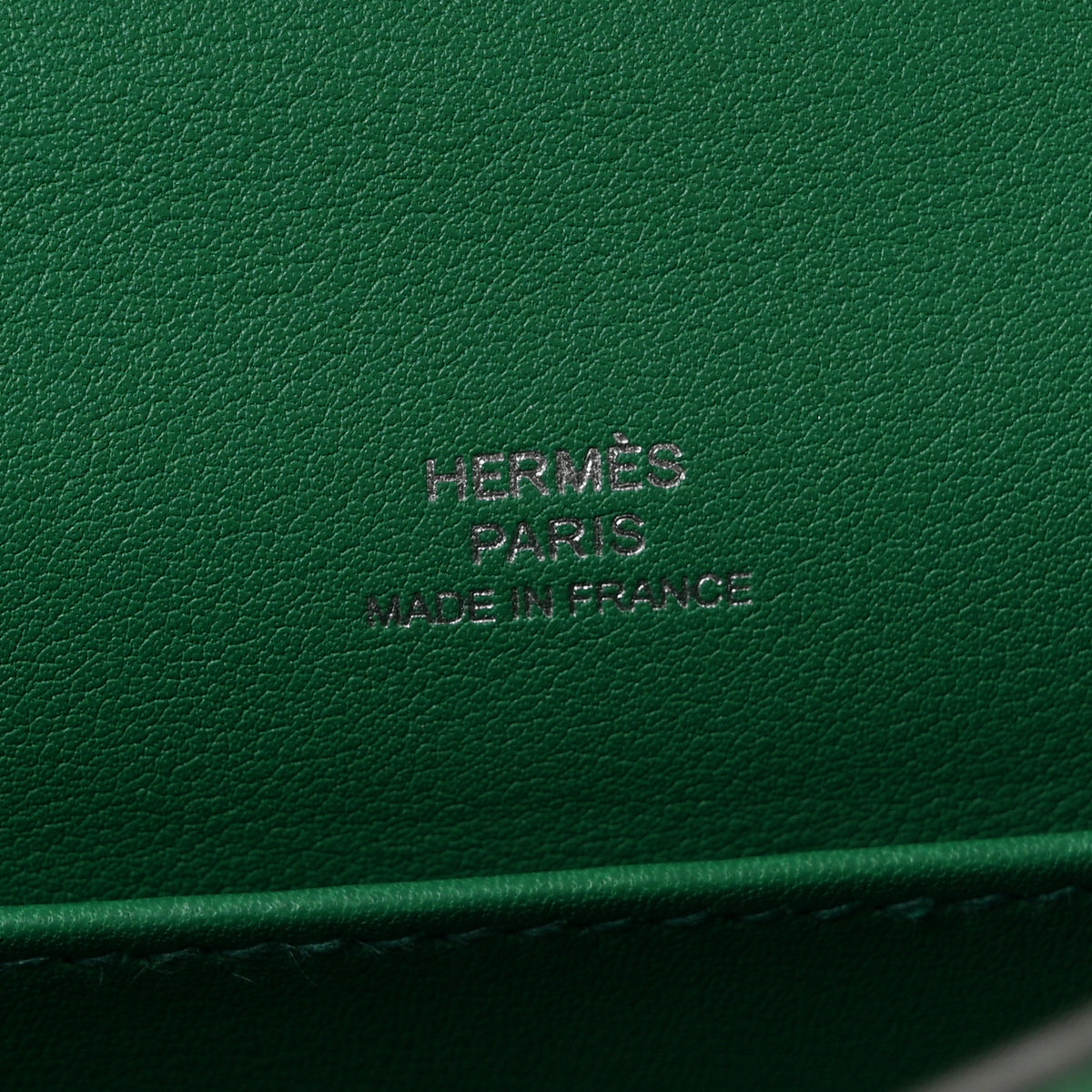 Hermes Swift Kelly Pochette Clutch Vert Vertigo 6 of 11