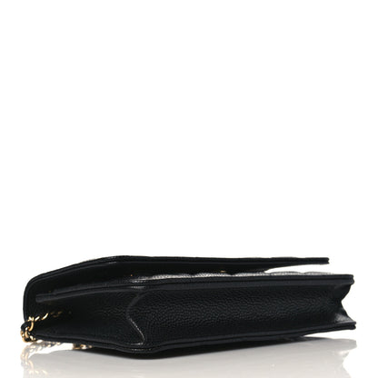 Chanel Caviar Quilted Wallet On Chain WOC Black 4 of 12