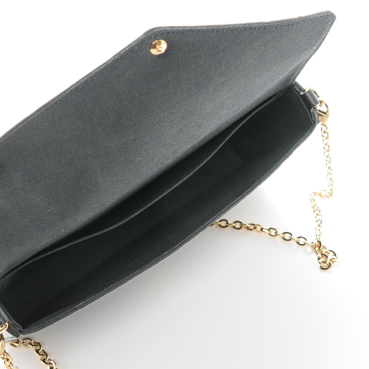 Louis Vuitton Empreinte Pochette Felicie Chain Wallet Black 5 of 8