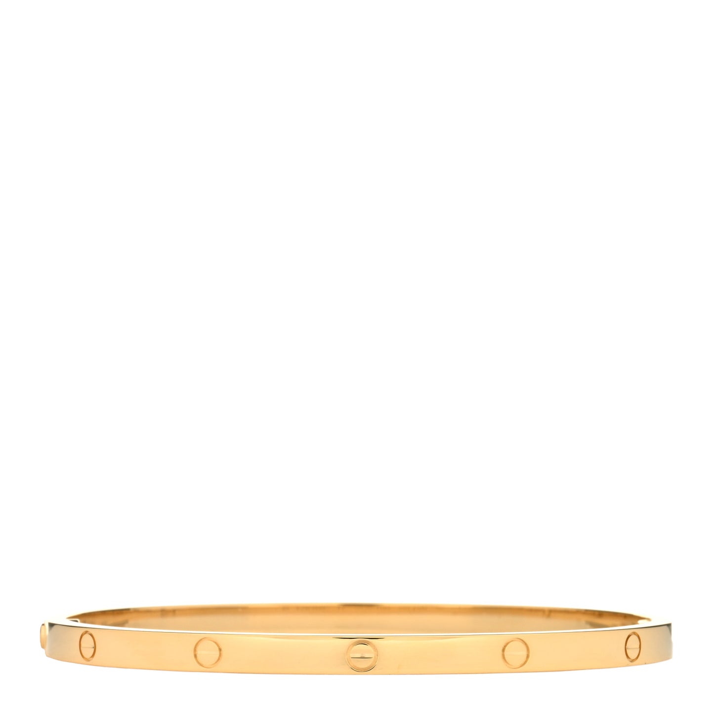18K Yellow Gold Small LOVE Bracelet 17