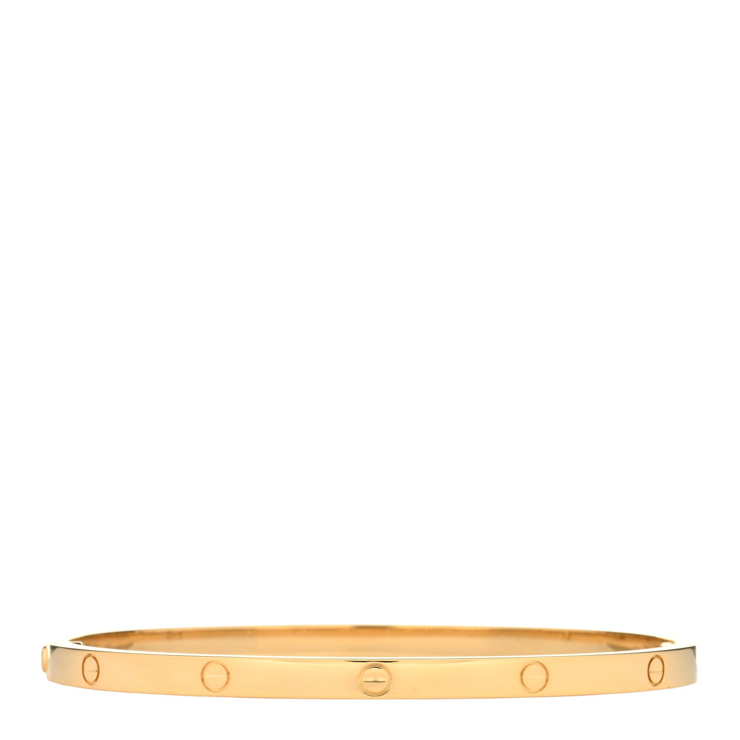 Cartier 18K Yellow Gold Small LOVE Bracelet 17 2 of 5