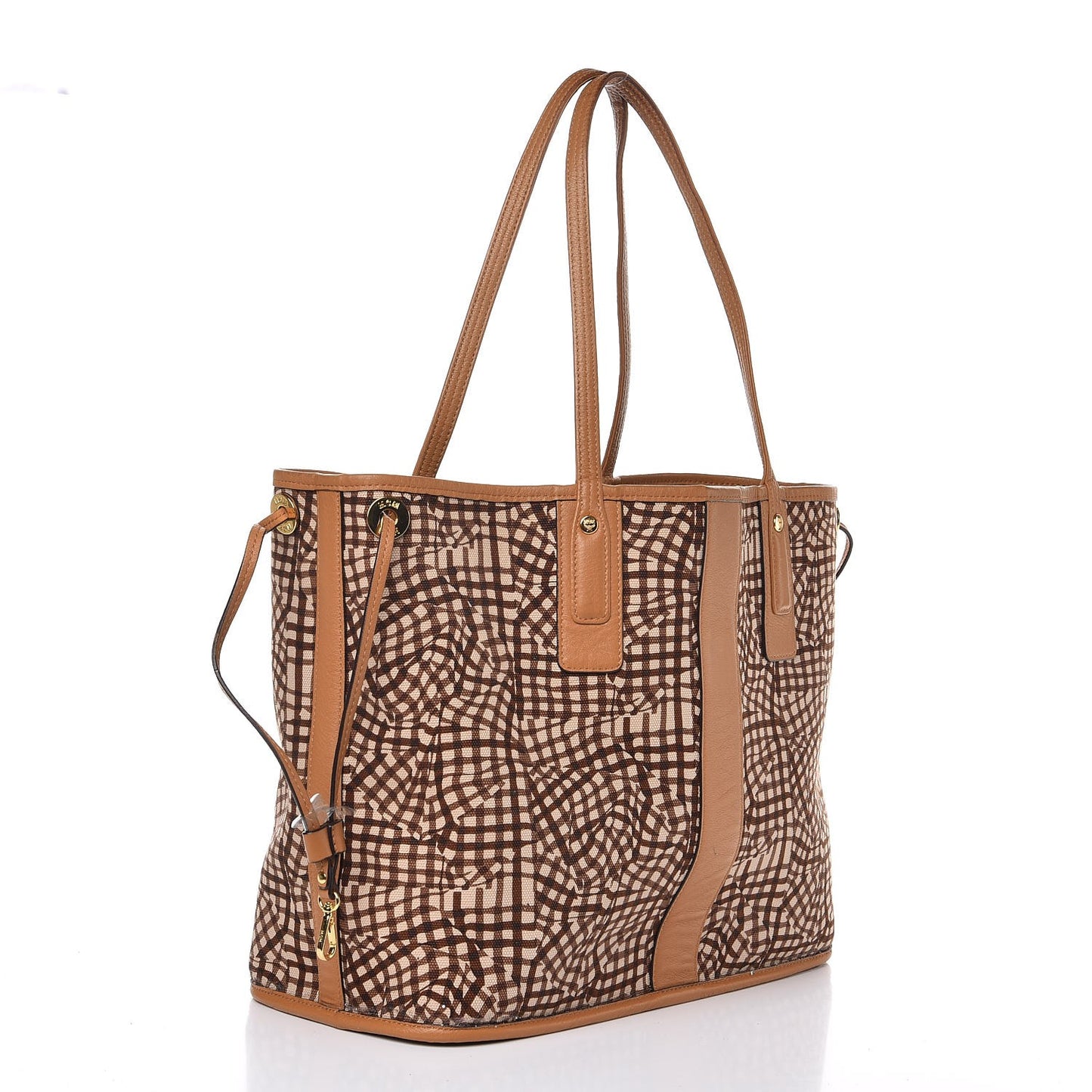 Visetos Liz Reversible Shopper Tote Cognac
