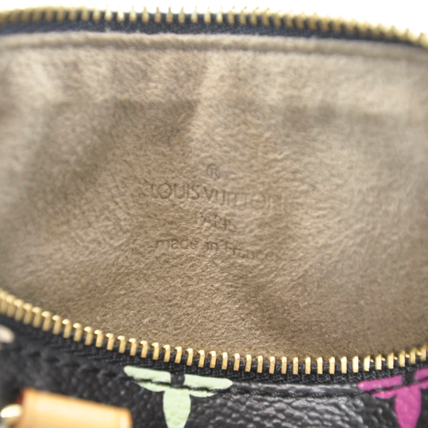 Louis Vuitton Monogram Multicolor Mini Sac HL Speedy Black 8 of 9