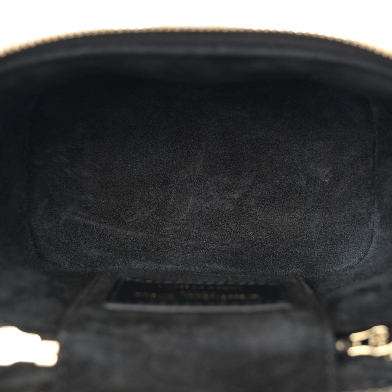 Christian Dior Lambskin Cannage Micro Lady Dior Vanity Case Black 5 of 10