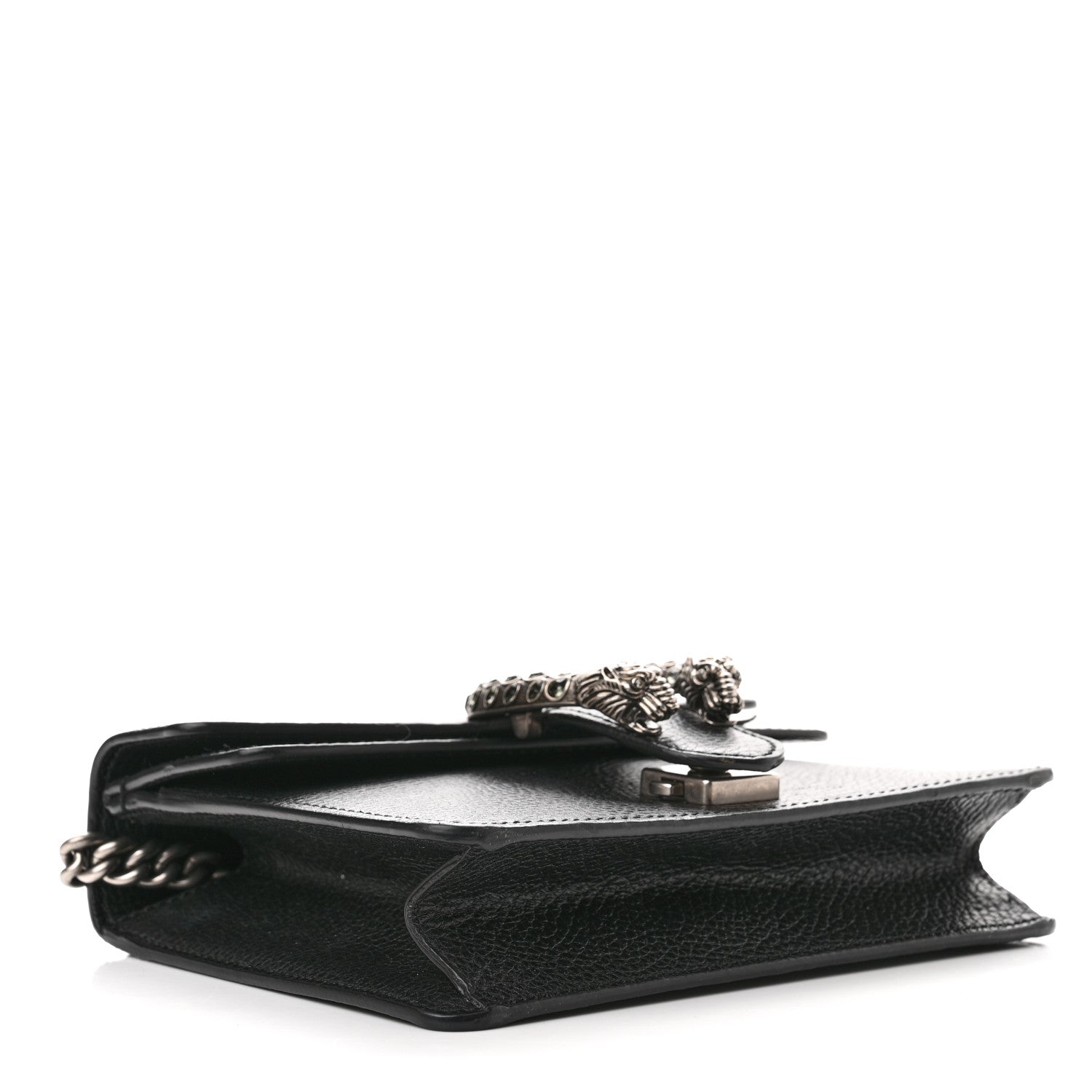 Gucci Calfskin Mini Dionysus Shoulder Bag Black 4 of 12