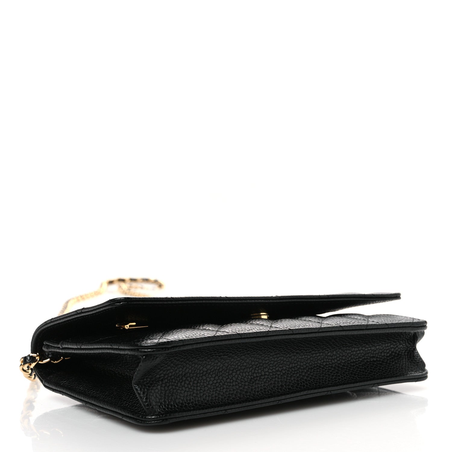 Chanel Caviar Quilted Wallet on Chain WOC Black 4 of 11