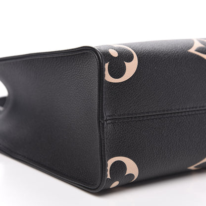 Louis Vuitton Empreinte Monogram Giant Onthego PM Black Beige 8 of 10