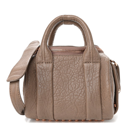 Alexander Wang Pebbled Lambskin Mini Rockie Latte Rose Gold Hardware 1 of 7