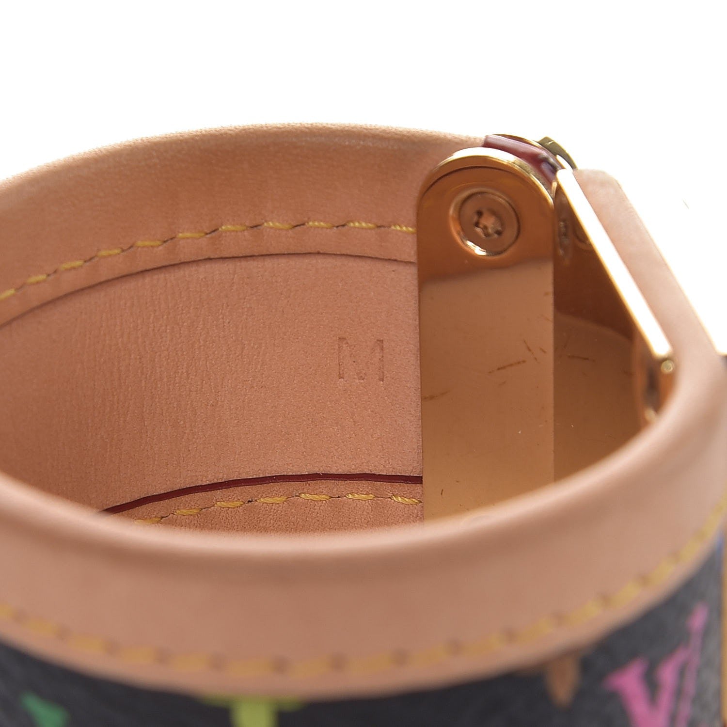 Louis Vuitton Monogram Multicolor S Lock Bracelet M Black 6 of 7