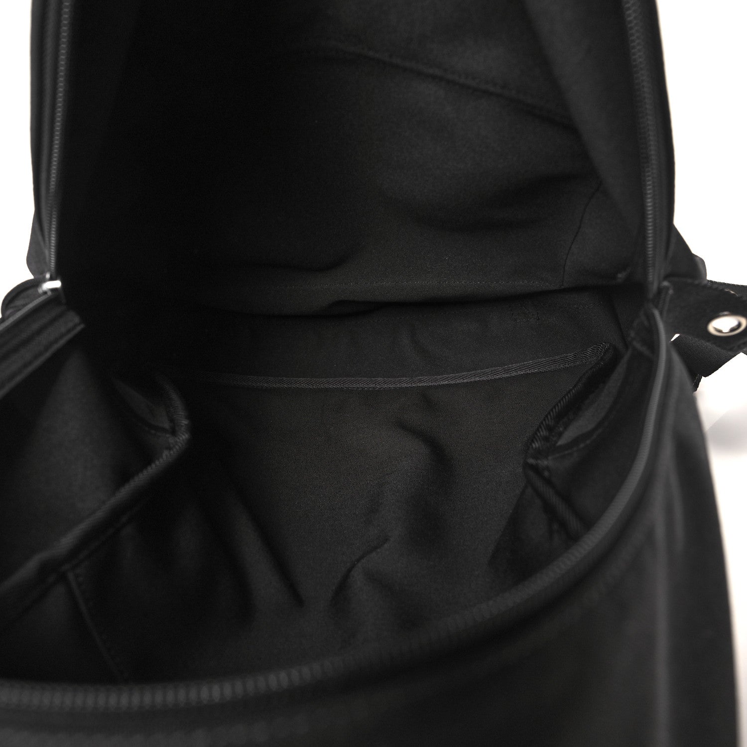Valentino Garavani Nylon VLTN Logo Patch Backpack Black 5 of 9