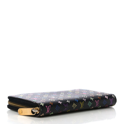 Louis Vuitton Monogram Multicolor Zippy Wallet Black Grenade 4 of 10