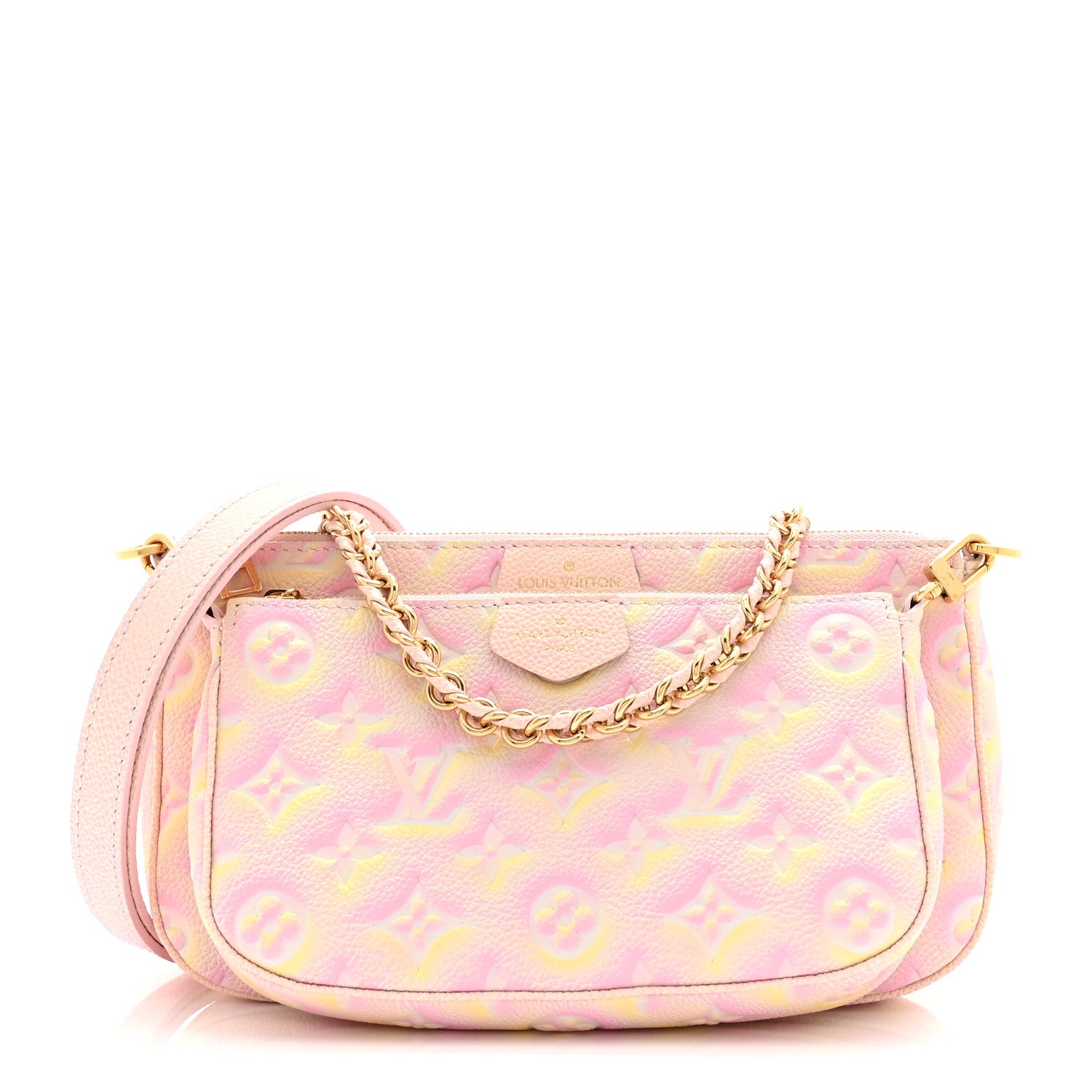 Louis Vuitton Empreinte Monogram Summer Stardust Multi Pochette Accessories Pink 1 of 9