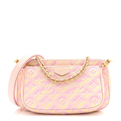 Louis Vuitton Empreinte Monogram Summer Stardust Multi Pochette Accessories Pink 1 of 9