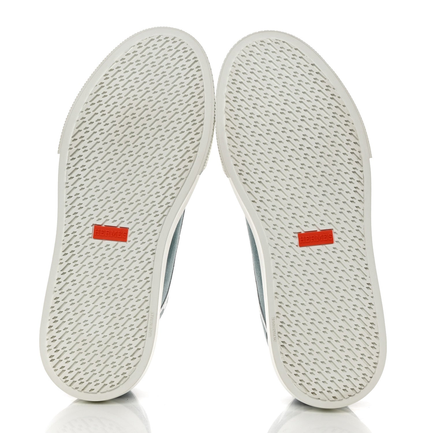 Hermes Suede Get Sneakers 39.5 Vert D'eau White 5 of 8