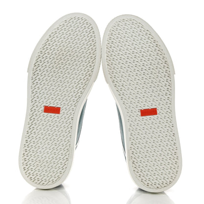 Hermes Suede Get Sneakers 39.5 Vert D'eau White 5 of 8