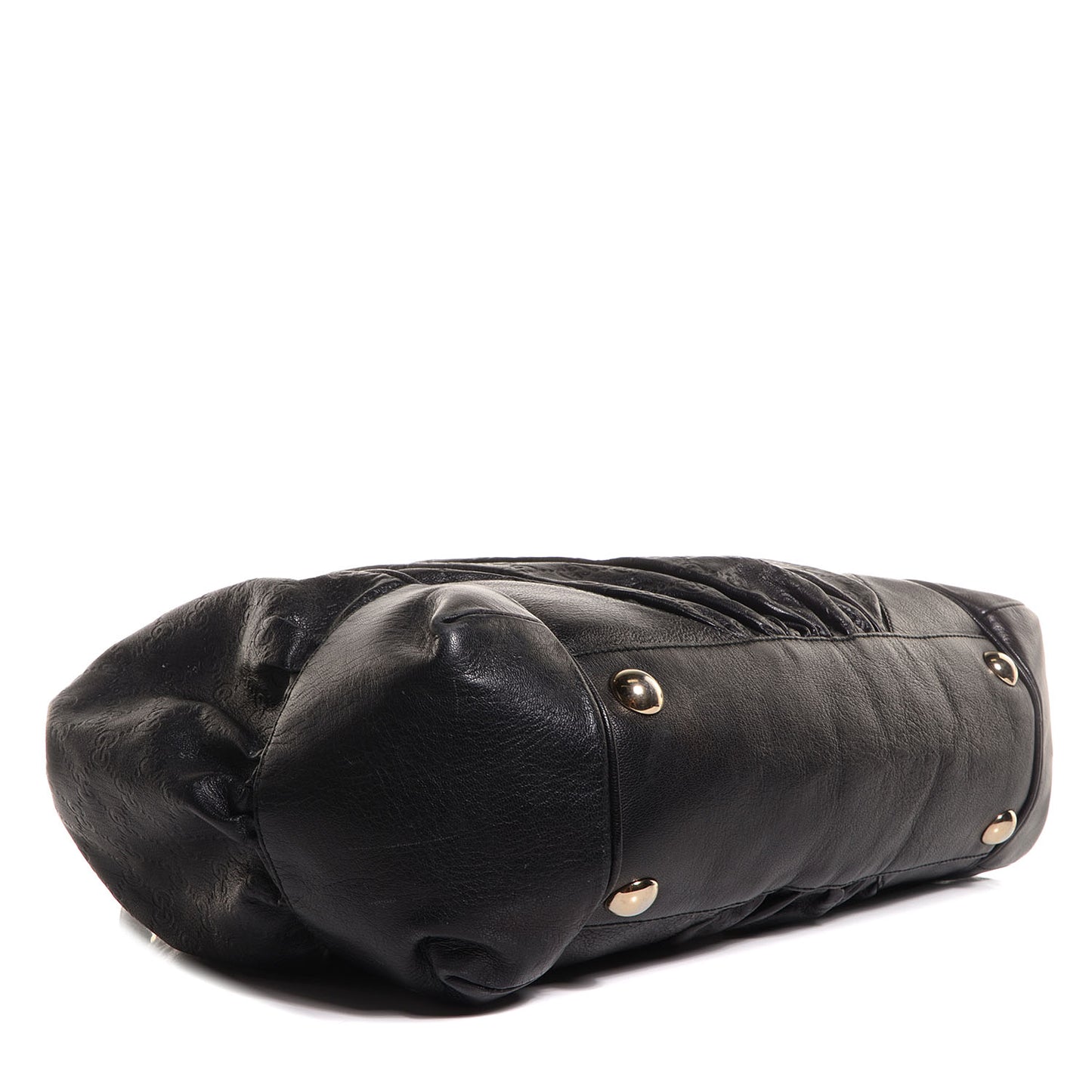 Guccissima Large Full Moon Tote Black