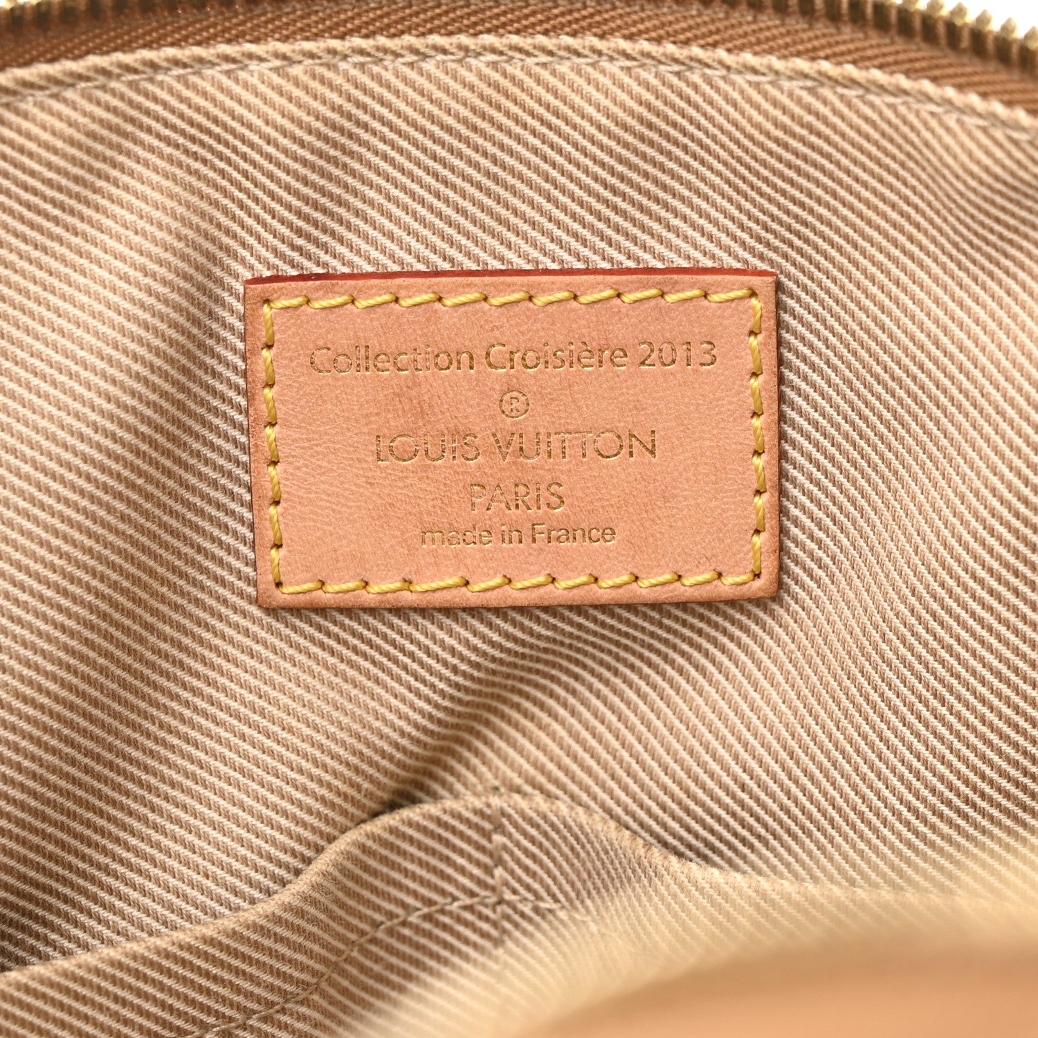 Louis Vuitton Denim Monogram Stone Speedy Bandouliere 35 Caramel 6 of 10