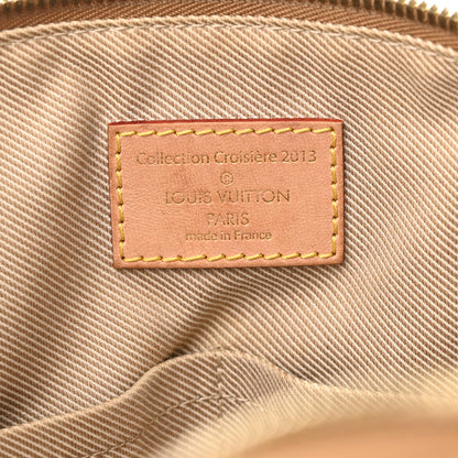 Louis Vuitton Denim Monogram Stone Speedy Bandouliere 35 Caramel 6 of 10