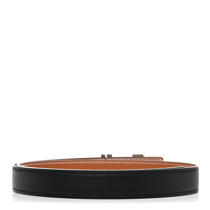 Hermes Swift Togo 32mm Guilloche H Belt 80 Black Gold 2 of 7
