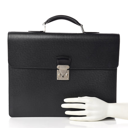 Louis Vuitton Taiga Moskova 2 Soufflots Briefcase Ardoise 2 of 13