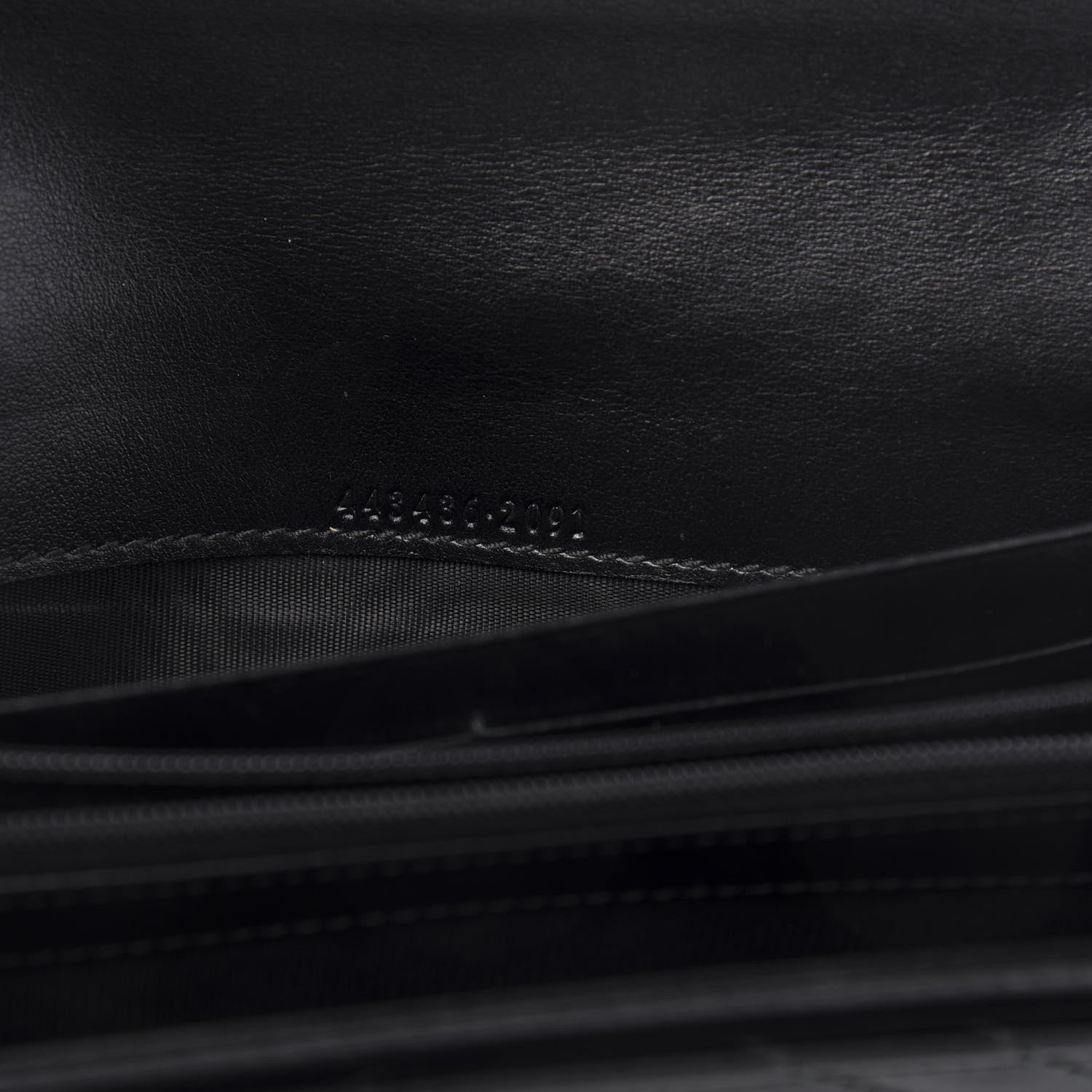 Gucci Calfskin Matelasse GG Marmont Continental Wallet Black 7 of 10
