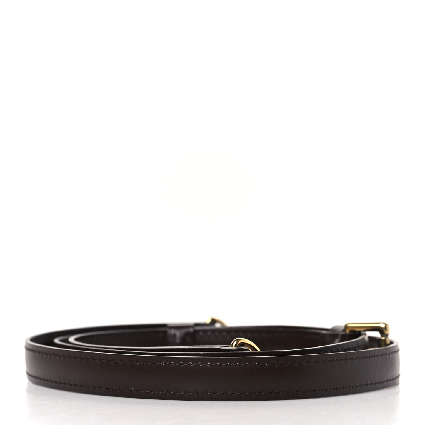 LOUIS VUITTON Calfskin 16mm Adjustable Shoulder Strap Brown