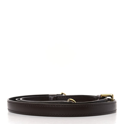 Louis Vuitton LOUIS VUITTON Calfskin 16mm Adjustable Shoulder Strap Brown 3 of 4