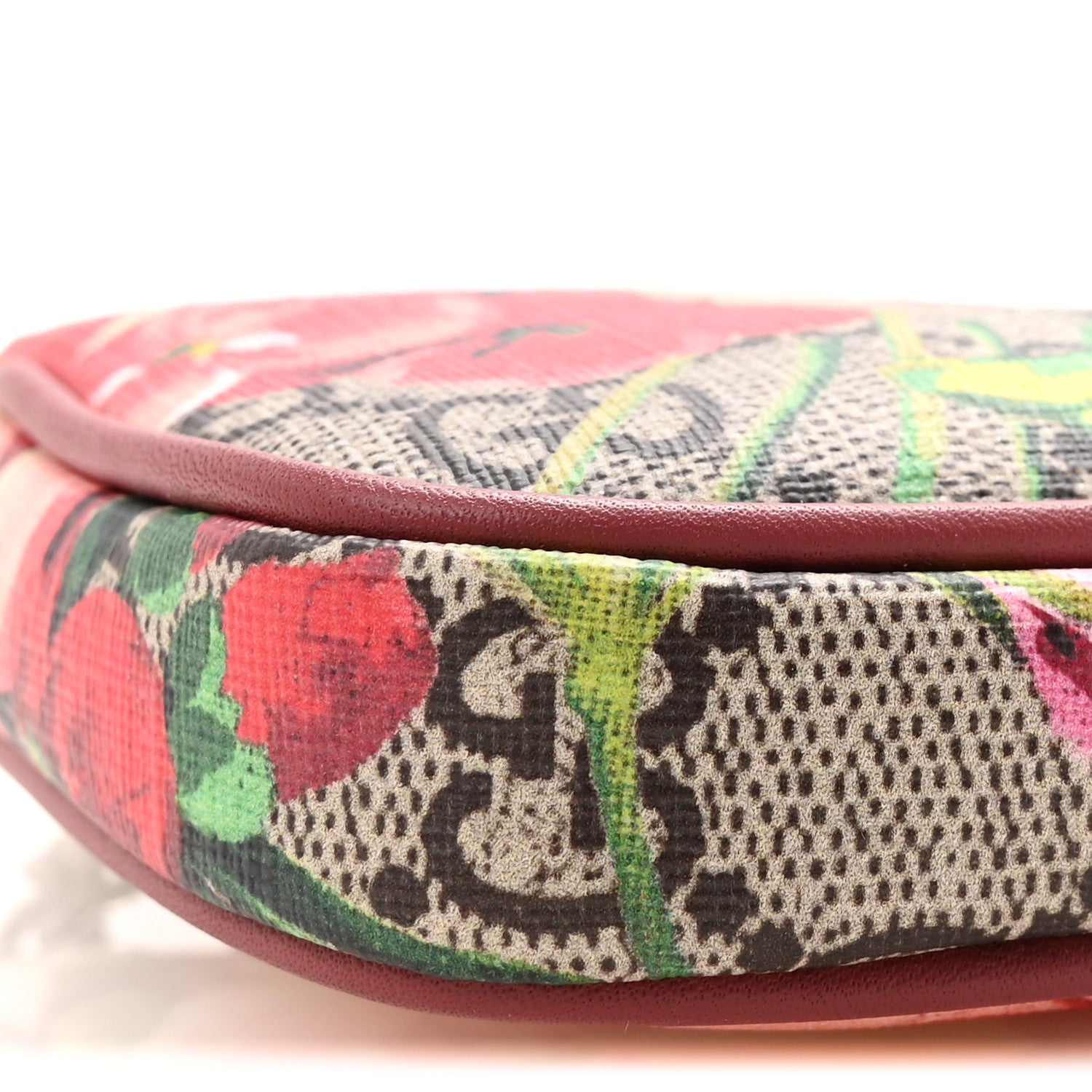 Gucci GG Supreme Monogram Blooms Mini Chain Bag Beige Multicolor Dry Rose 9 of 10