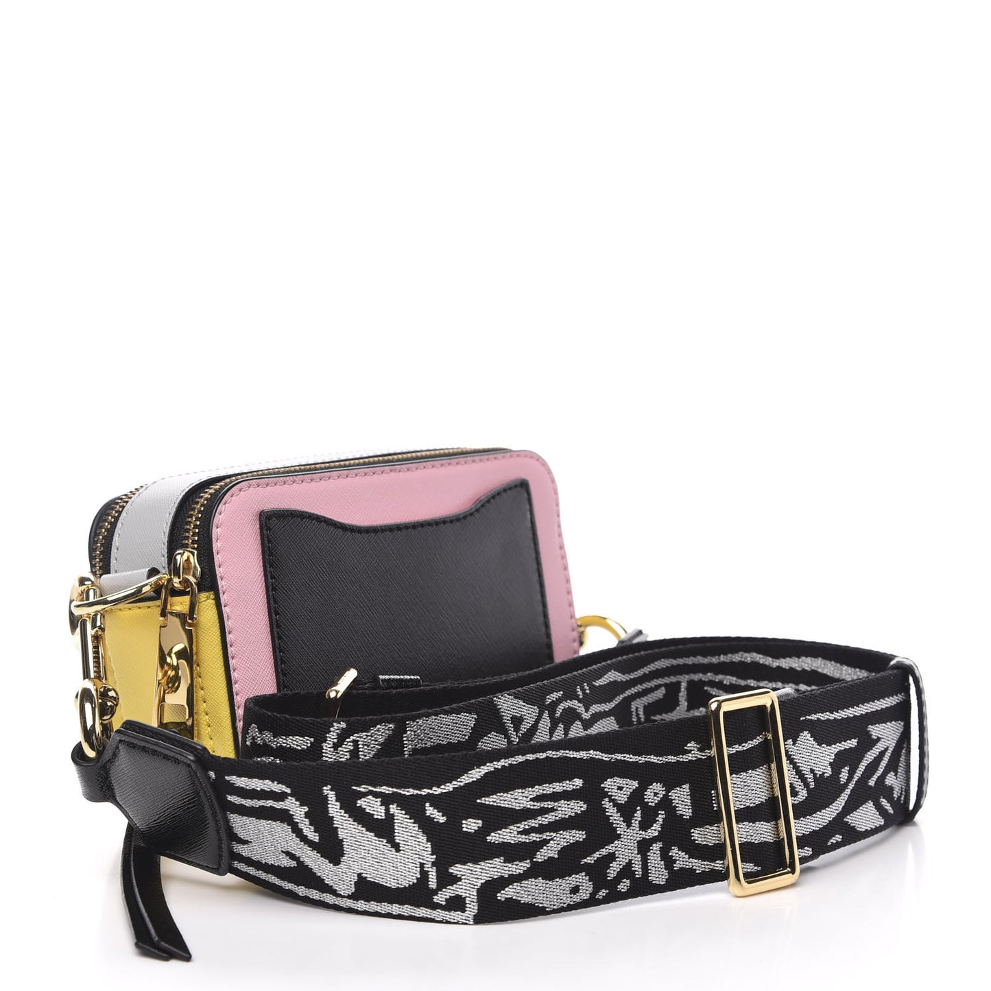 Saffiano Small Snapshot Camera Bag Baby Pink Multicolor