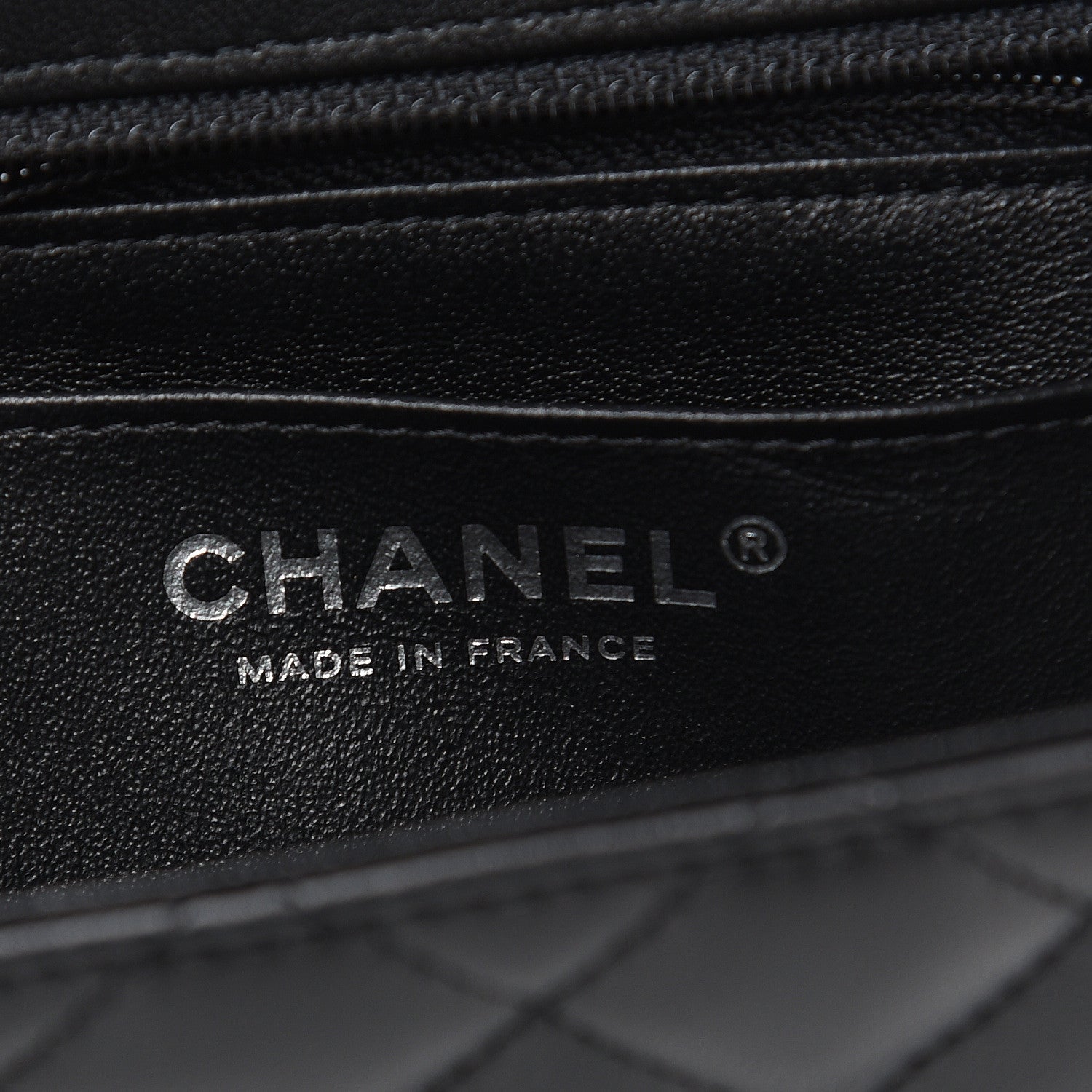 Chanel Lambskin Quilted Mini Square Flap Black 6 of 12