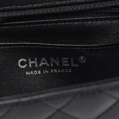 Chanel Lambskin Quilted Mini Square Flap Black 6 of 12