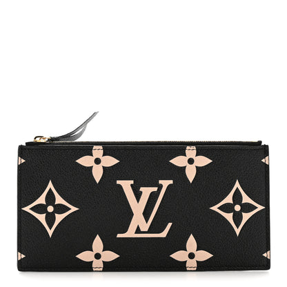 Louis Vuitton Empreinte Monogram Giant Crafty Pochette Felicie Zippered Insert Black 1 of 8