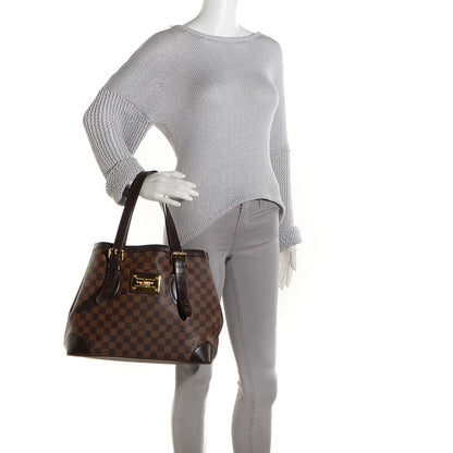 Louis Vuitton Damier Ebene Hampstead MM 2 of 8