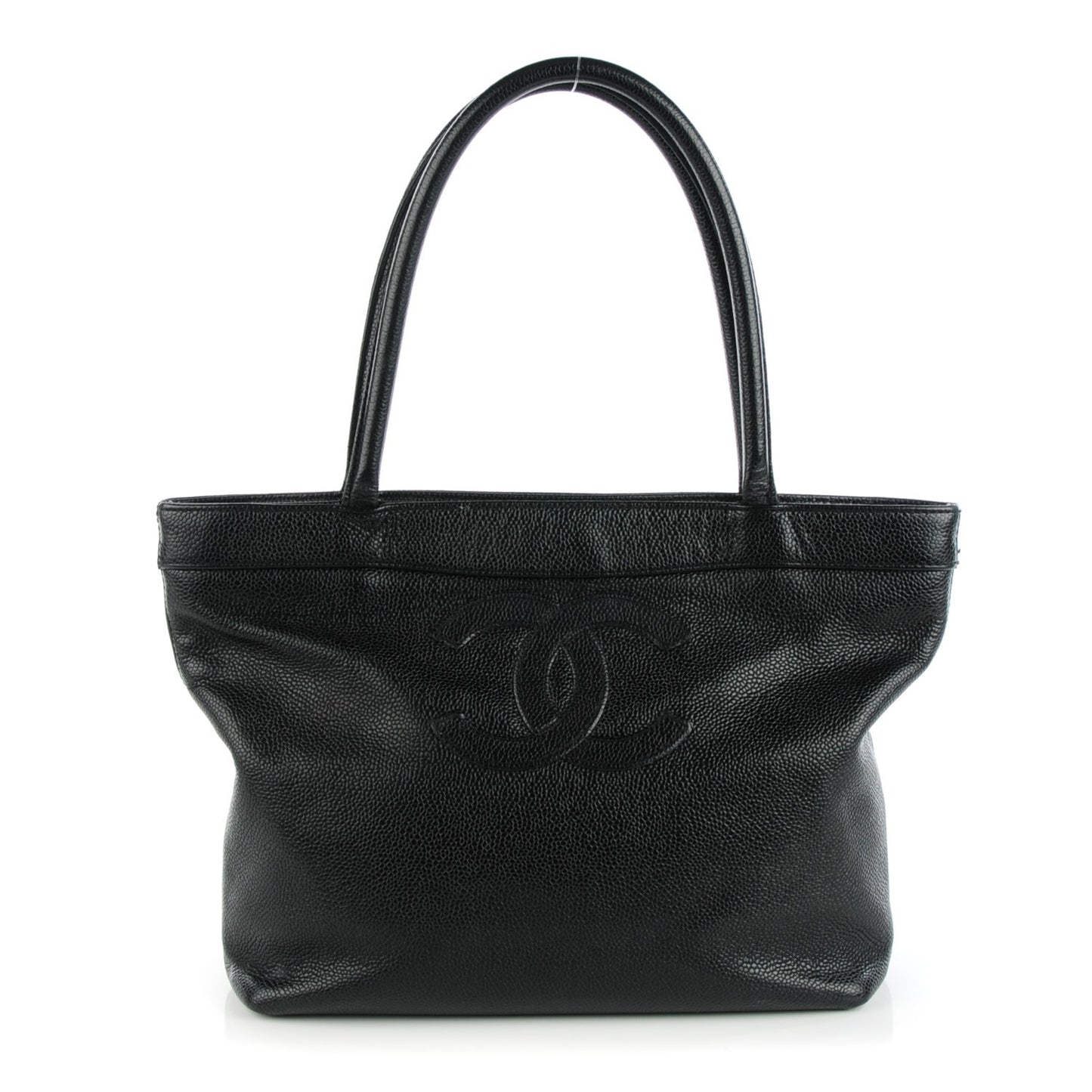 Caviar CC Shoulder Bag Black