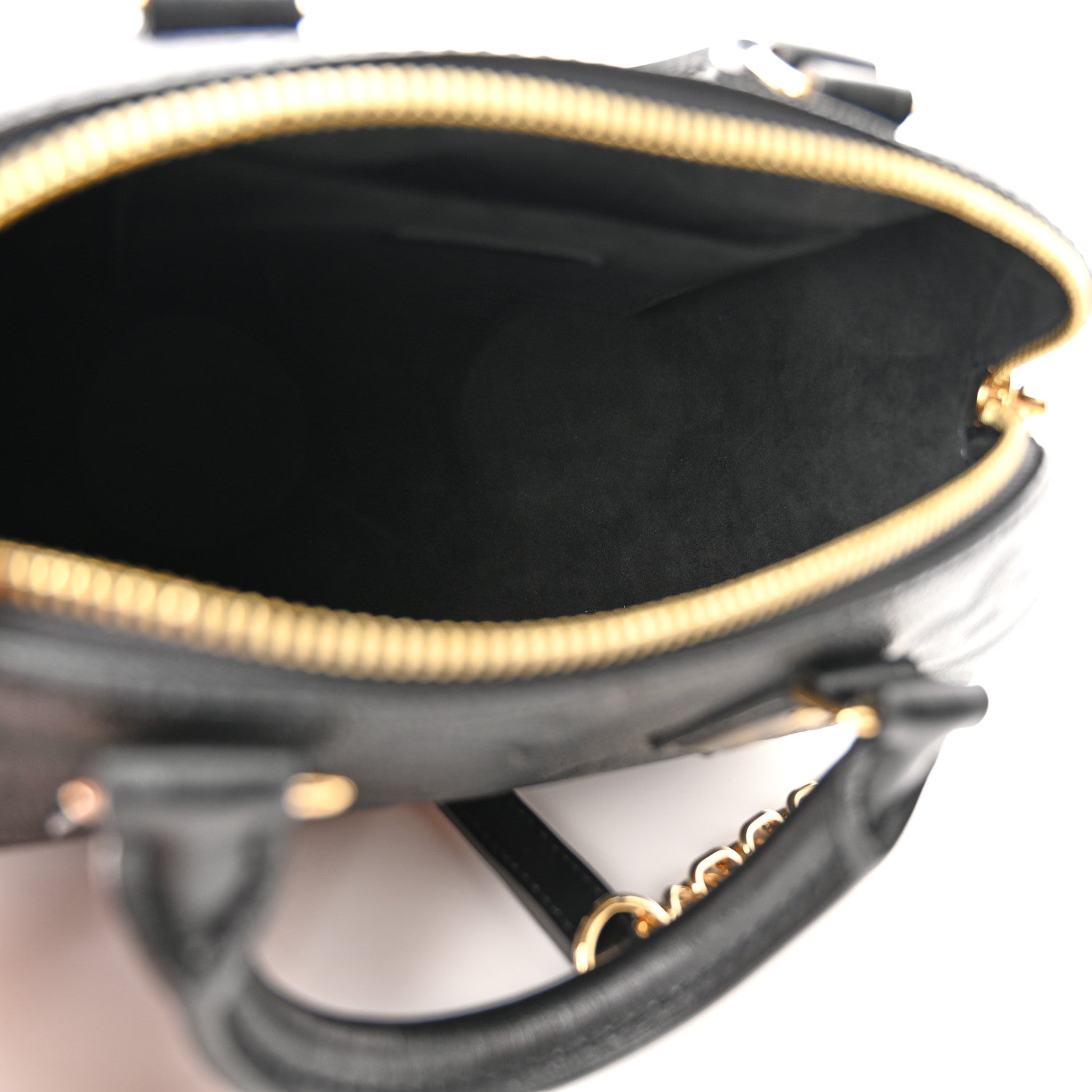Louis Vuitton Empreinte Monogram Giant Speedy Bandouliere 20 Black 5 of 9