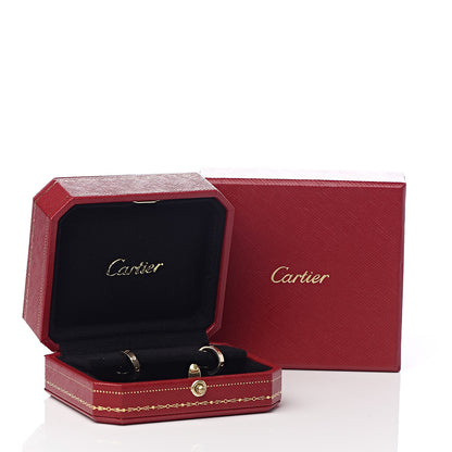 Cartier 18K Yellow Gold Small LOVE Hoop Earrings 6 of 7