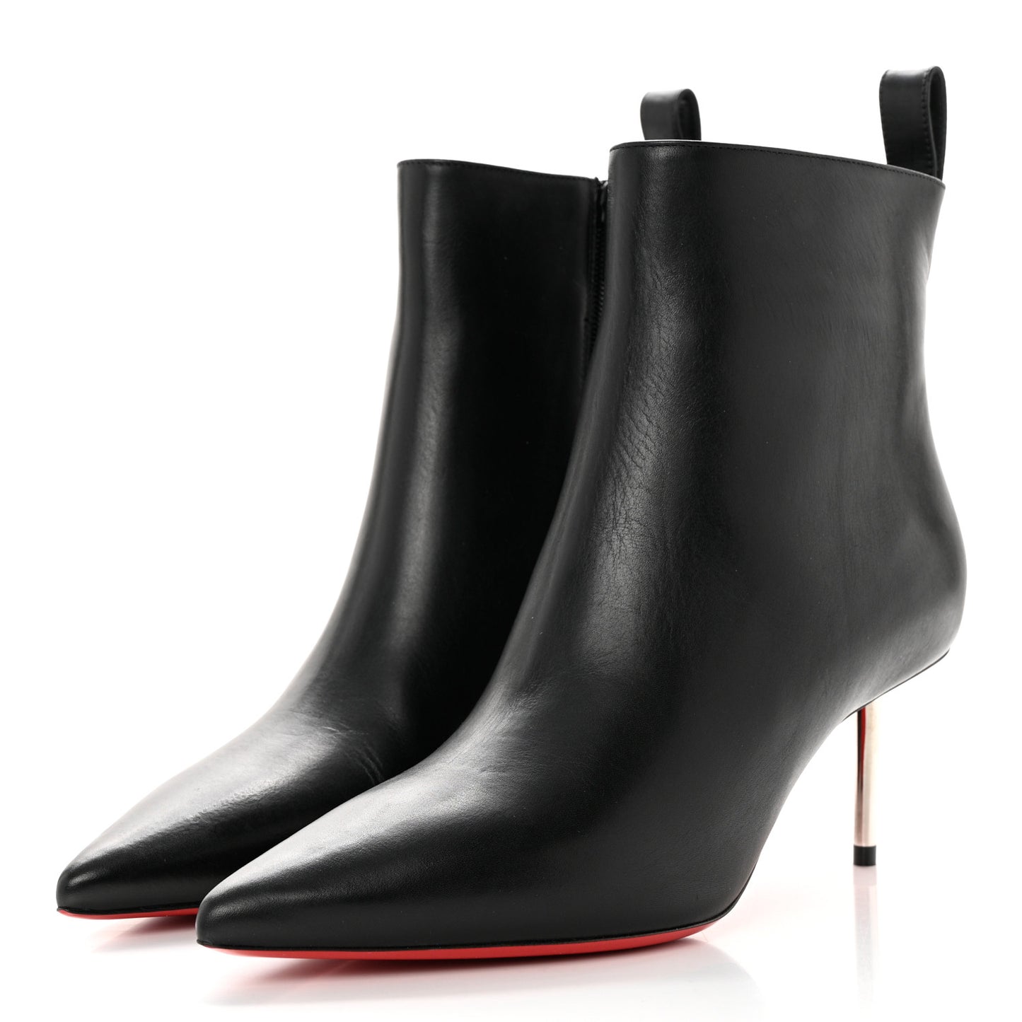 Calfskin Galvafiori Epic Ankle Boots 37 Black