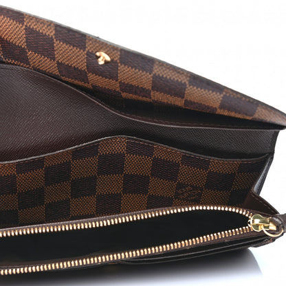 Louis Vuitton Damier Ebene Emilie Wallet 5 of 8