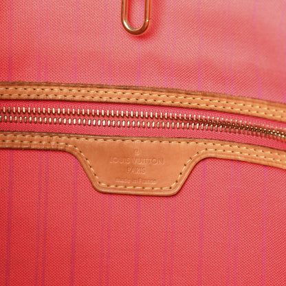 Louis Vuitton Damier Azur Delightful MM Pink 6 of 12