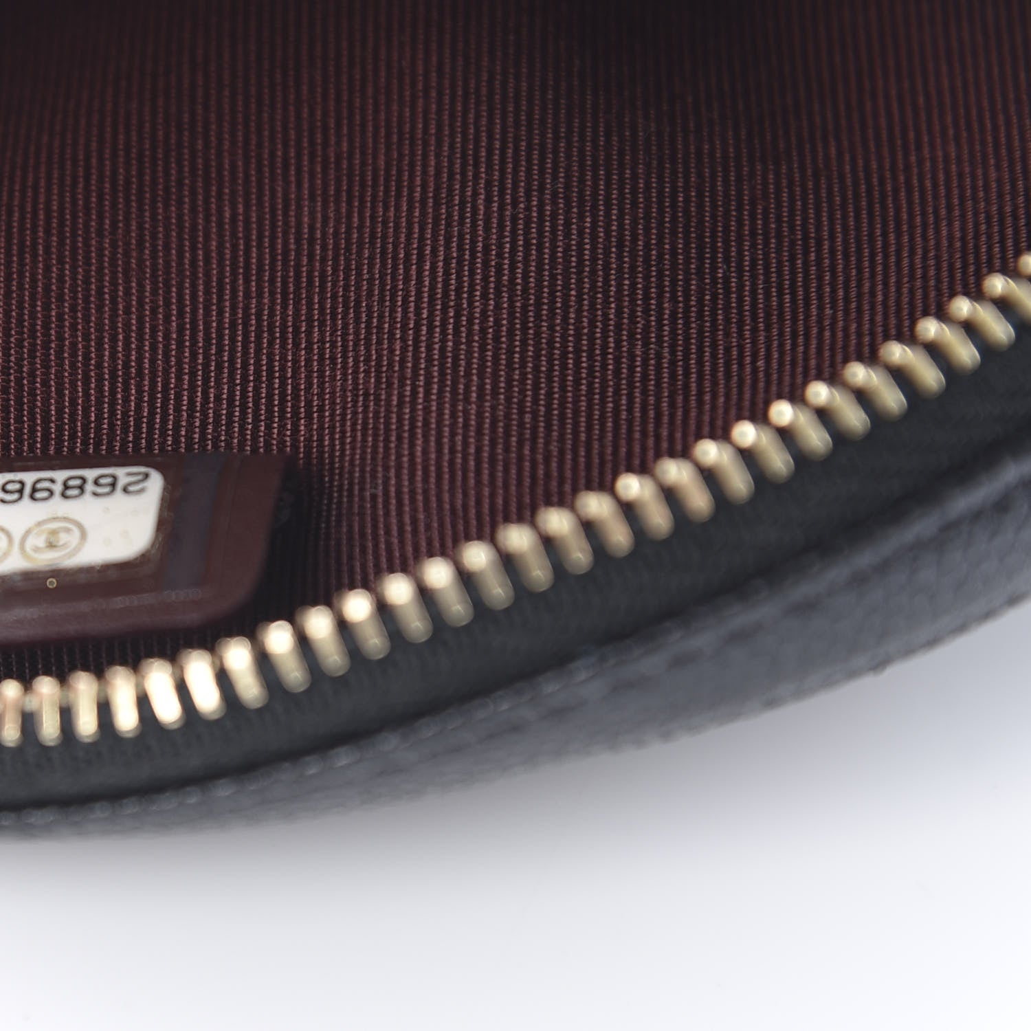 Chanel Caviar Quilted Zip Around Classic Coin Purse Black 7 of 8