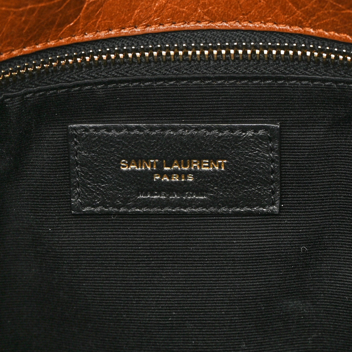 Crinkled Calfskin Matelasse Monogram Medium Niki Chain Satchel Caramel
