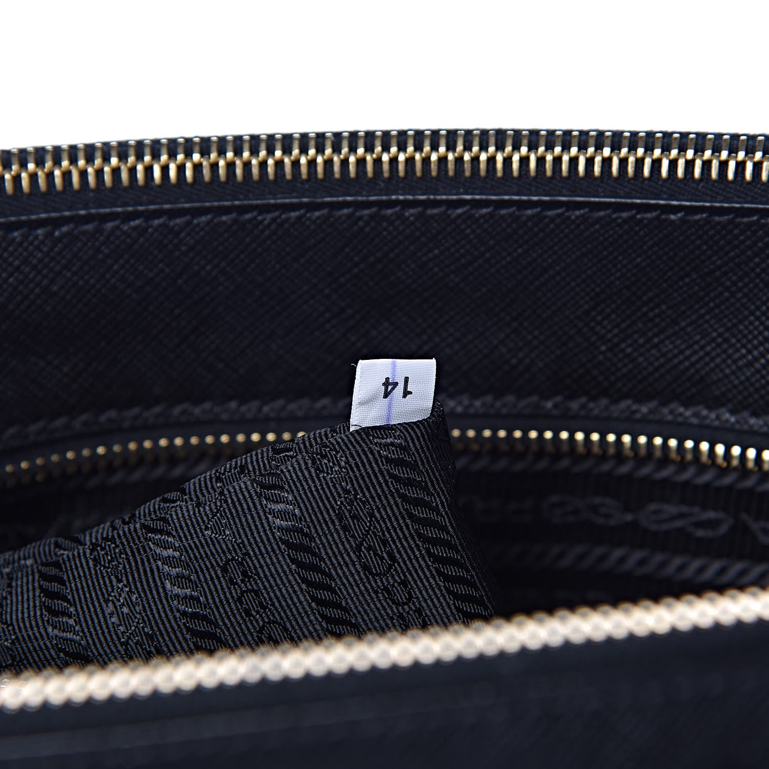 Prada Saffiano Large Galleria Double Zip Tote Black 7 of 11
