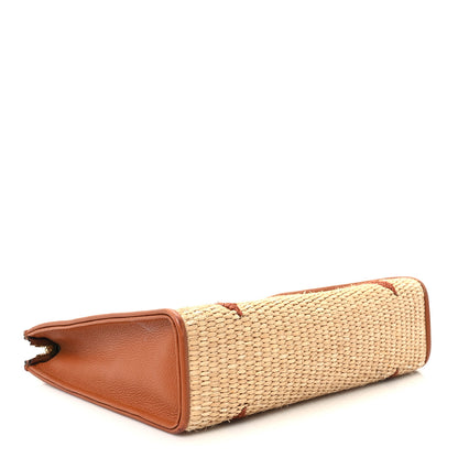 Louis Vuitton Raffia Monogram Giant Toiletry Pouch 26 Tan 4 of 9