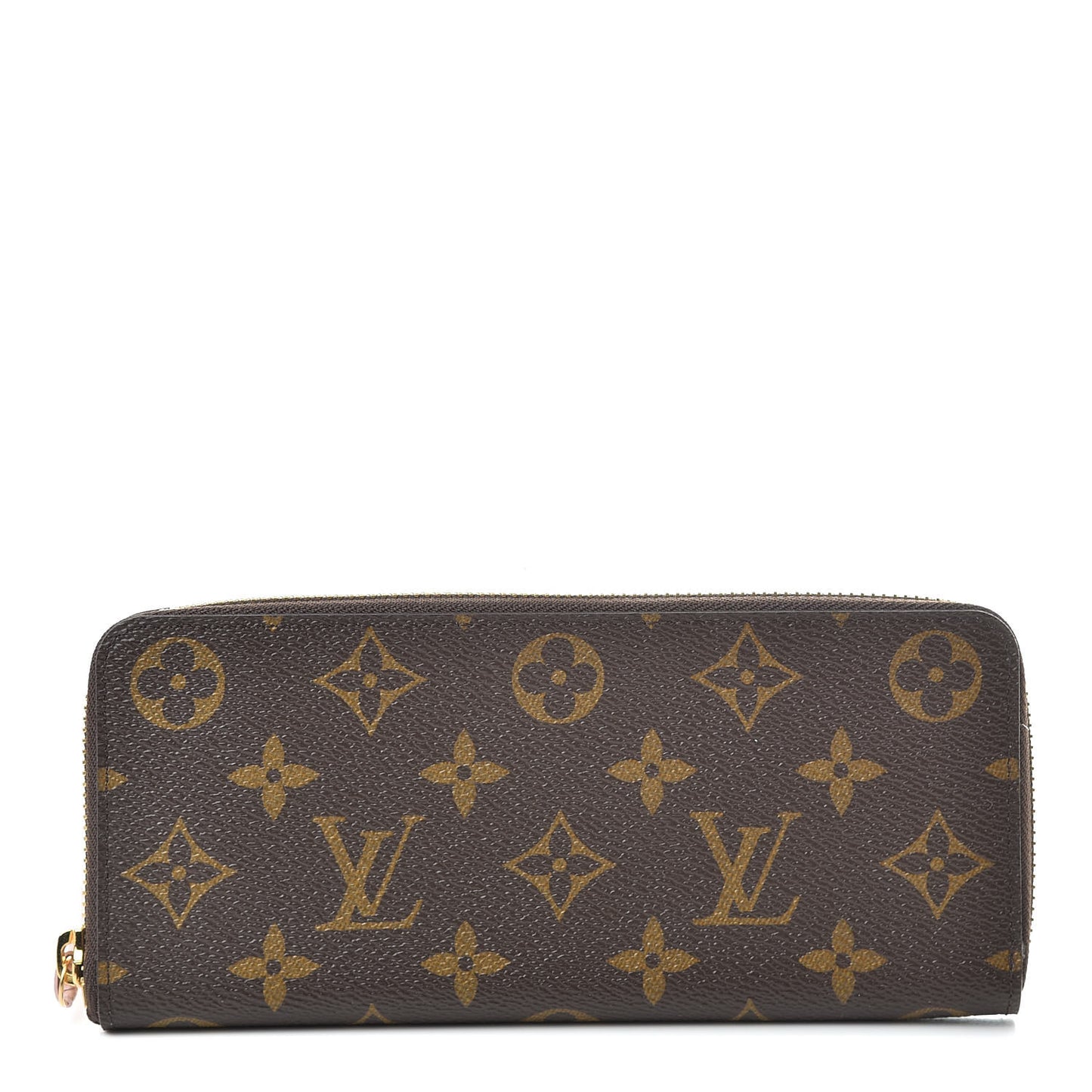 Monogram Clemence Wallet Rose Ballerine