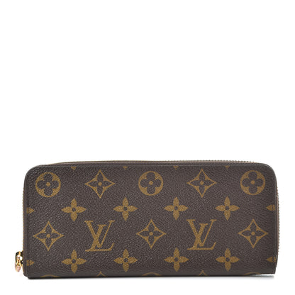 Louis Vuitton Monogram Clemence Wallet Rose Ballerine 1 of 8